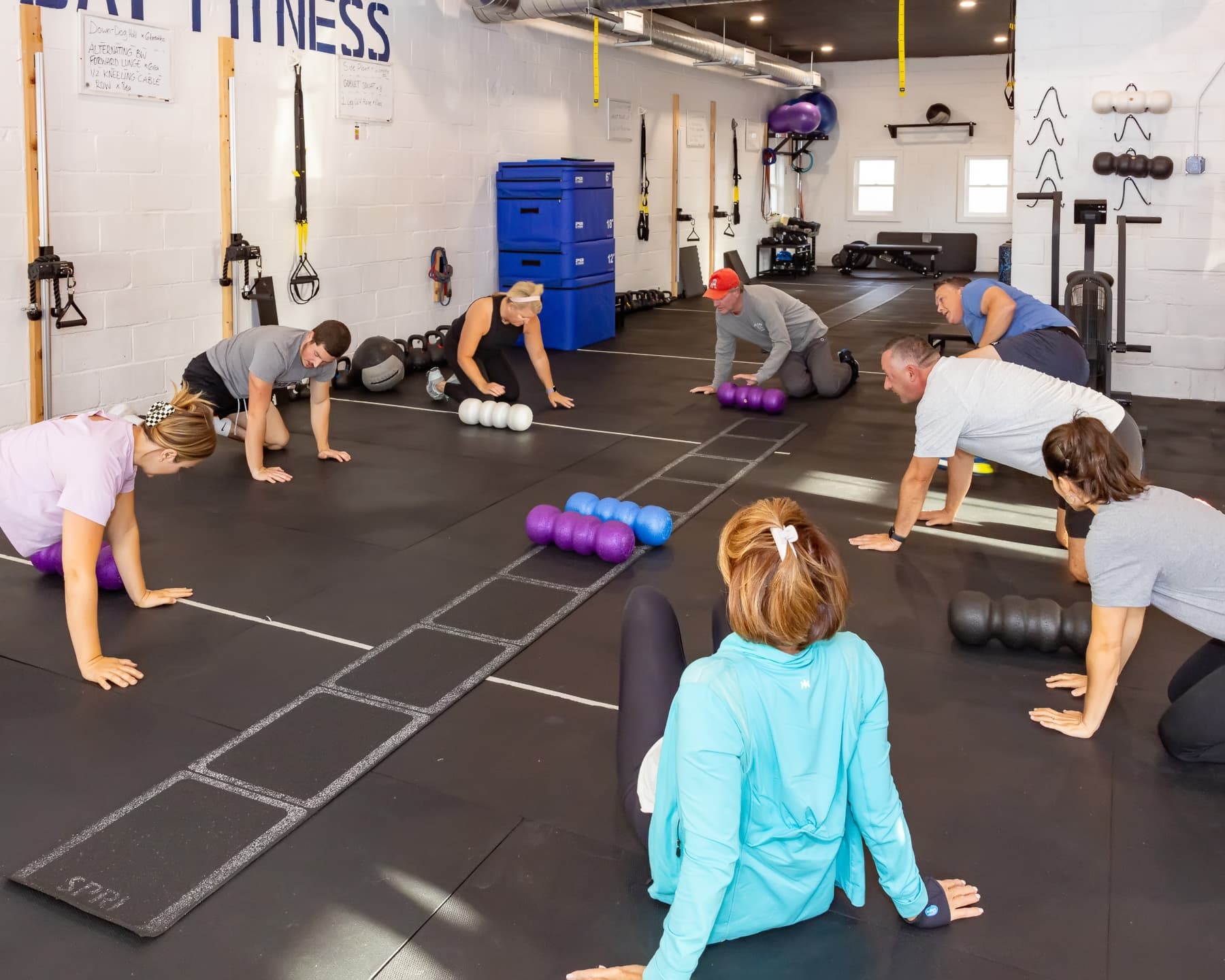 Small group personal training session at Big Day Fitness